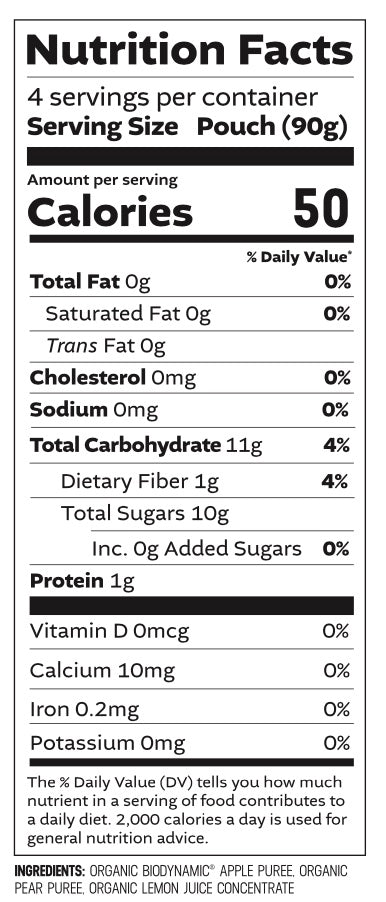 Regeneratively Farmed® Apple + Pear Sauce