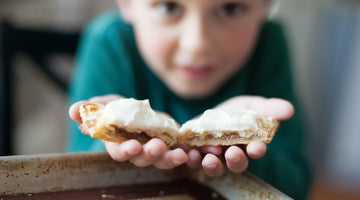 Biodynamic Apple Turnovers with Honey Cream Cheese Frosting