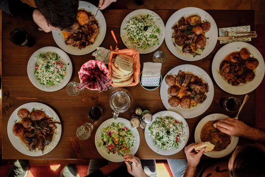 family meals with shared plates