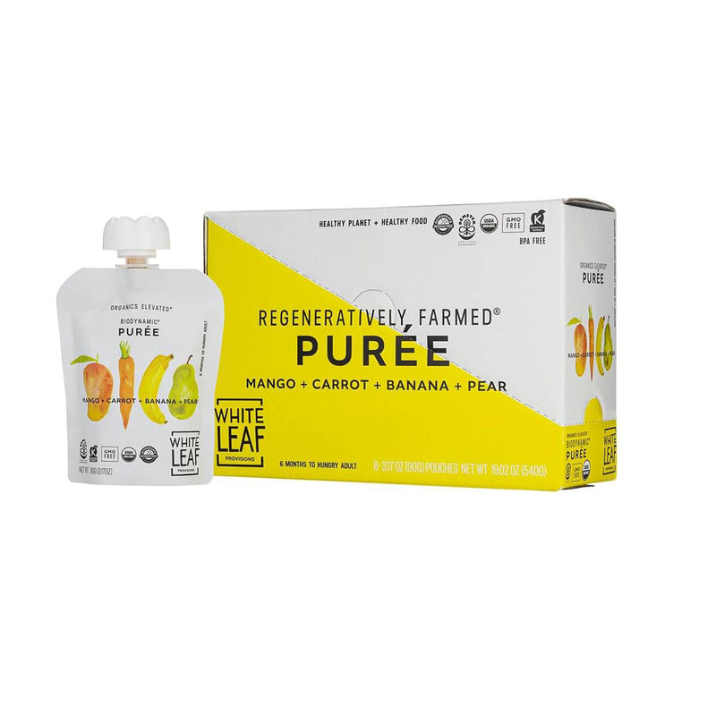 Mango + Carrot + Banana + Pear Puree