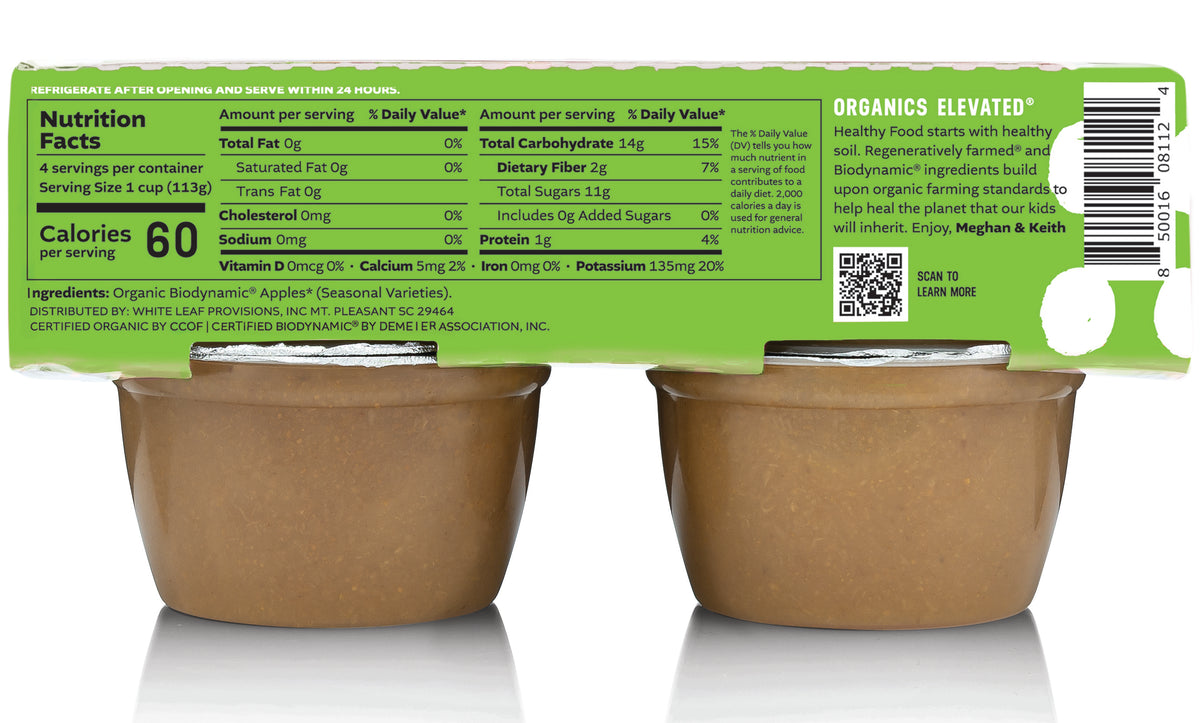 Organic Biodynamic® Applesauce